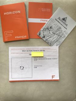 Franchi Horizon калибра (308 Win) НЕ СТРЕЛЯННОЕ с оптикой FIELDMASTER II 3-9x40 см