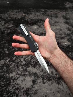 Фронтально выкидной Нож MICROTECH Glykon (replica)