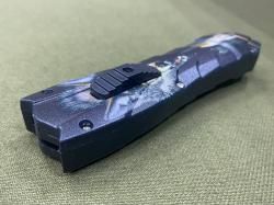 Фронтальный нож с волком 