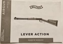 газобаллонная пневматика винтовка Umarex Walther Lever Action Gold