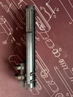 Газовая трубка с планкой пикатинни для АК74