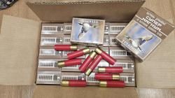 Гильзы 12к Магнум, картеч 8,0мм, хрустики Gualandi. 