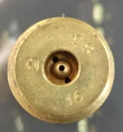 Гильзы 16 калибр  латунь.
