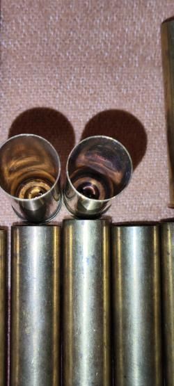 Гильзы  16 калибра латунь  40 шт