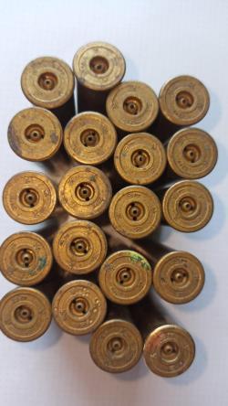 Гильзы 24/65 пластик. Латунь новая 24/70