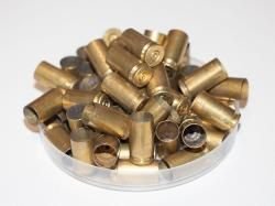 Гильзы 9x19 LVE латунь боксер стрелянные