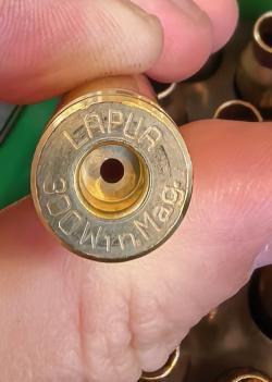Гильзы Lapua 300 WM латунная, без капсюля 100 шт. 