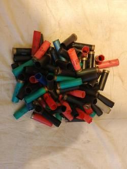 Гильзы новые пластиковые 12 Калибра