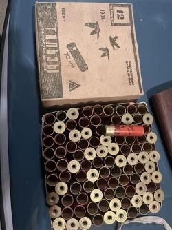 Гильзы охотничьи бумажные 12х70 1981 г.в.