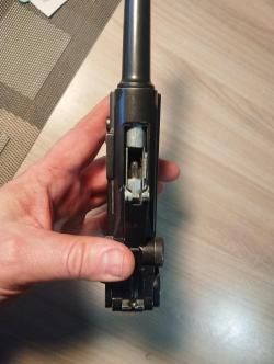 Пневматический пистолет парабеллум Gletcher P08 cal 4.5mm