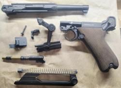 Gletcher Parabellum 4,5mm , Blowback