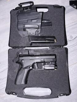 Grand Power TQ2 10x28 + Фонарь и коллиматор