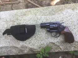 Револьвер Гроза ТС-02 . Оружейная ,чёрная сталь.