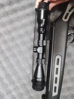 Hatsan Striker 1000s c прицелом Veber 3-9x40 AO MD