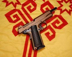Холостой Colt 1911 Матовая бронза