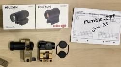 Holosun HS403r + магнифер  титановый m3xt