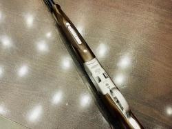 HUGLU 104 AE Silver/Black к.12x76, 760мм, О/U, 2С, эжектор, 5СМЧ, кейс