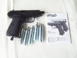 Игрушечный газобаллонный пистолет Umarex Walther PPK/S 4.5 мм