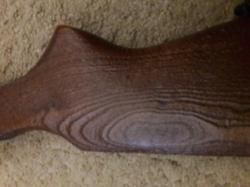 Иж 27 М,приклад экспериментальный рифленый.