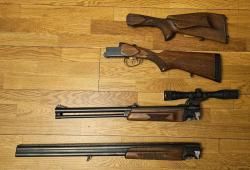ИЖ 94 Байкал, стволы: 12×76/7,62x51(308Win) и 12×76/12×76