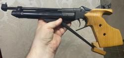 Иж46 спортивный пистолет 4,5мм пневматический 