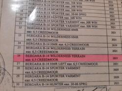 Карабин Bergara B-14 Wilderness Terrain 6,5 Creedmoor