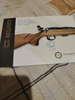 Карабин cz 452/453 калибр 22wmr