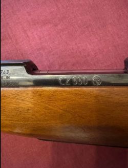 Карабин CZ 550 калибр 308win