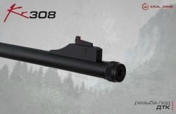 Карабин KRAL KR308Win,Picatinny,орех, два 5-ти мест.маг. L-560мм пластик, орех