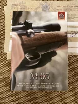 Карабин Mauser Wechsellauf M03 в кал. 9.3х62 и .243 Win компл. c новым прицелом Swarovski