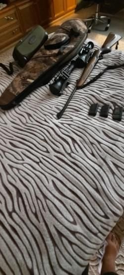 Карабин Merkel RX Helix 9,3x62, дополнительный ствол 30-06 Sprg, 223 Rem (орех HKL2