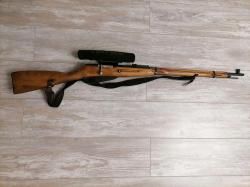 Карабин охотничий с оптическим прицелом (трехлинейка)