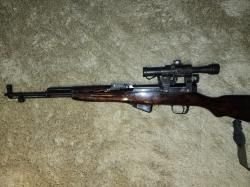 Карабин ОП-СКС с оптическим прицелом