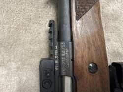 Карабин с тепловизионным прицелом и ДТК. 