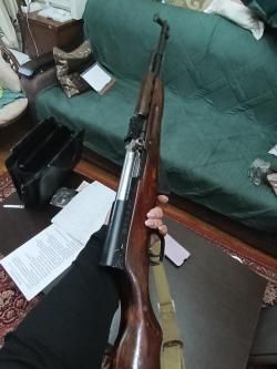 Карабин СКС с оптикой