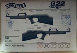 Карабин Walther G22R + Nikon Buckmasters 6-18x40 Side Focus Matte FCD
