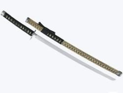 Катана с ножнами под змеиную кожу