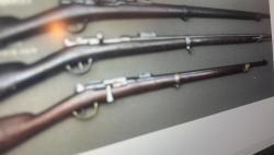 Карабин охотничий с продольно-скользящим болтовым затвором до 1900 г 