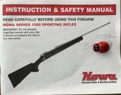 ОБМЕН , ПРОДАЖА HOWA 1500 223 Rem без настрела