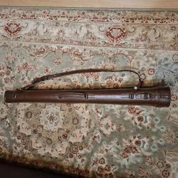Кейс для охотничьего ружья кожаный жесткий СССР