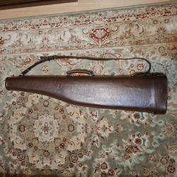 Кейс для охотничьего ружья кожаный жесткий СССР