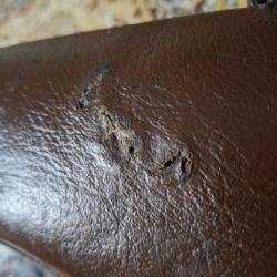 Кейс для охотничьего ружья кожаный жесткий СССР