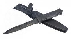 Кинжал охотничий "КО-Комбат"(Кизляр) 024362 95Х18 (Стоунвош черный)