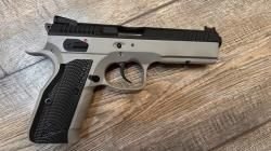 KJW 17015 CZ SHADOW 2-UG.GAS , Urban Grey , 6mm Gas Blow Back