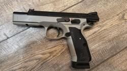 KJW 17015 CZ SHADOW 2-UG.GAS , Urban Grey , 6mm Gas Blow Back