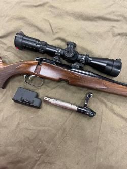 Классический охотничий карабин c продольно-скользящим затвором MANNLICHER SBS 96  223 REM