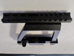 Быстросьёмные кронштейны на АК, Сайга Вепрь. Коллиматорный прицел