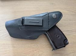 Кобура кожанная HOLSTER izhevsk чёрная 
