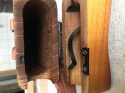 Кобура маузера деревянная с подвесом, хорошая копия, подходит для маузера с96 и м712