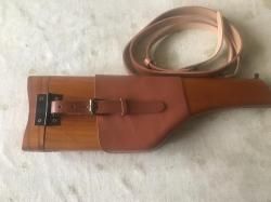 Кобура маузера деревянная с подвесом, хорошая копия, подходит для маузера с96 и м712